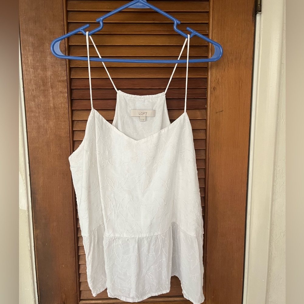 White blouse, tank top